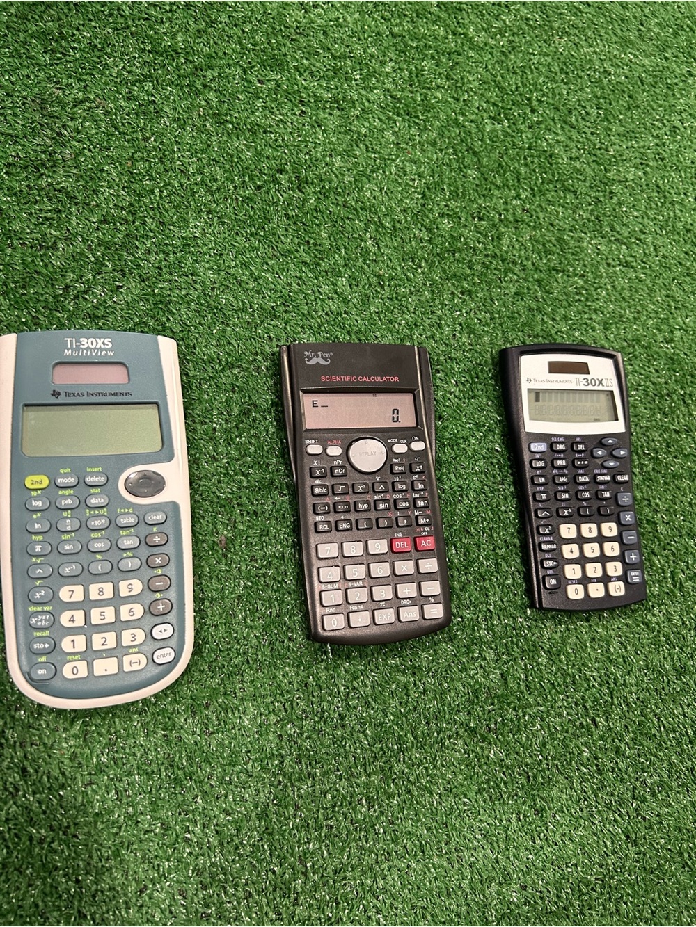 Texas Instruments TI-30XS MultiView & TI-30X IIS Scientific Calculators Lot of 3